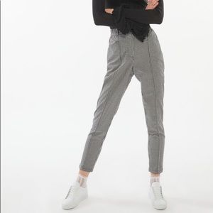Urban Outfitters Plaid Tapered Mom Pant